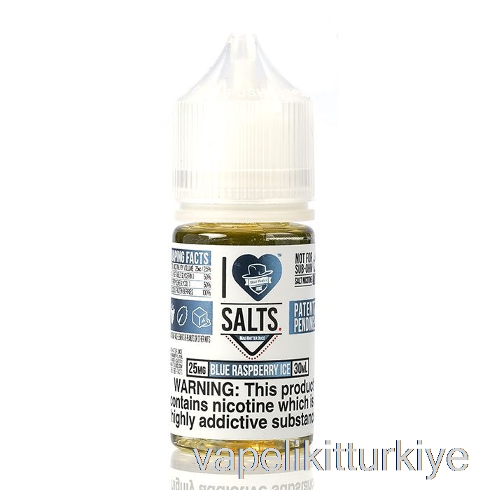 Vape Elektronik Sigara Mavi Ahududu Buz - Tuzları Severim - 30ml 50mg